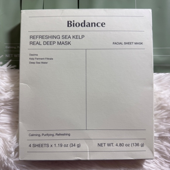 Biodance Refreshing Sea Kelp Real Deep Mask 4 Pack - Picture 3 of 6